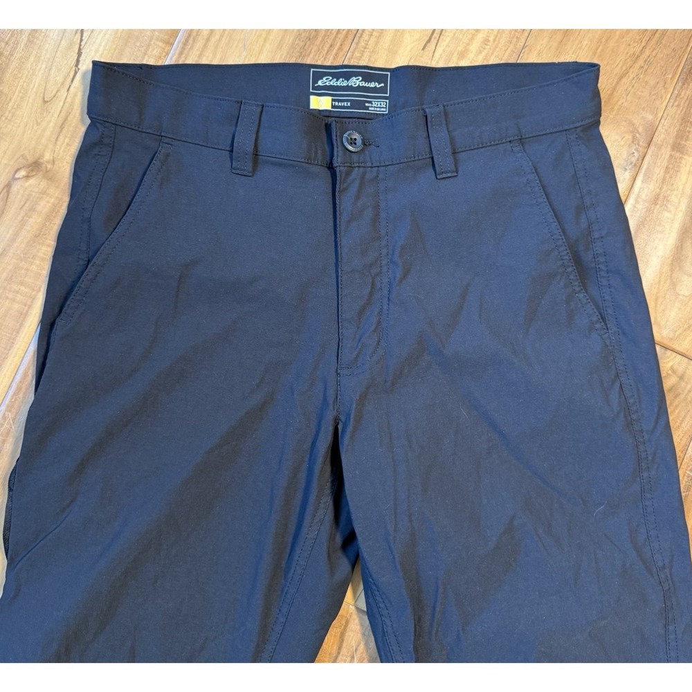 Eddie Bauer Travex Pants Men's 32x32 Black Stretch Active Hiking